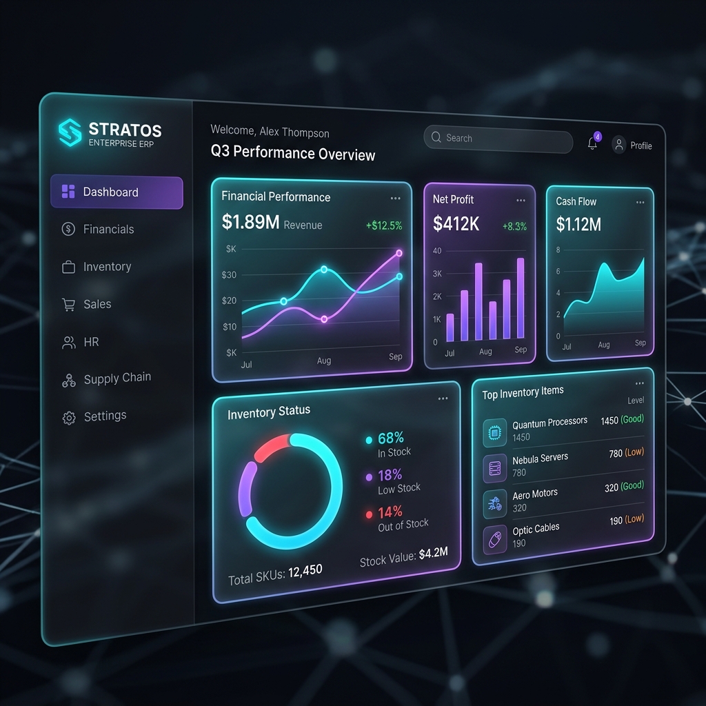 ACNS ERP Dashboard